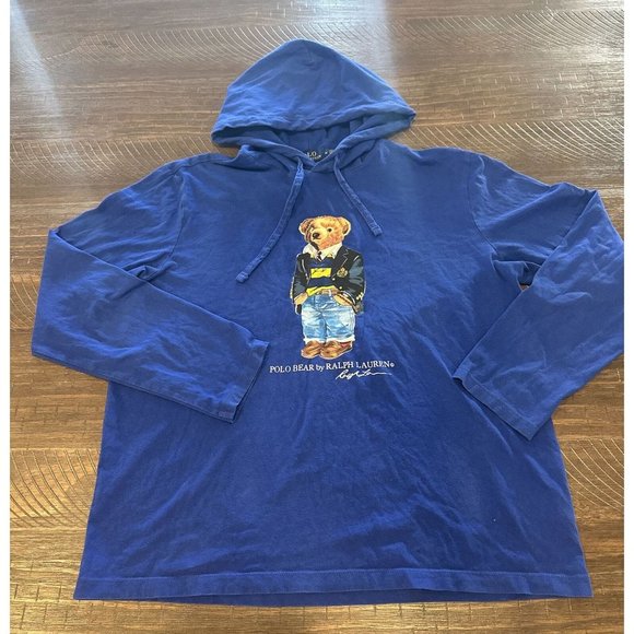 Polo Ralph Lauren Other - SOLD Polo Ralph Lauren Polo Bear Lightweight Hoodie Sweatshirt Medium